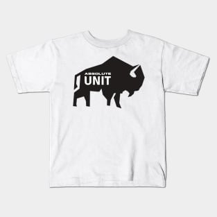 Absolute Unit Bison Kids T-Shirt